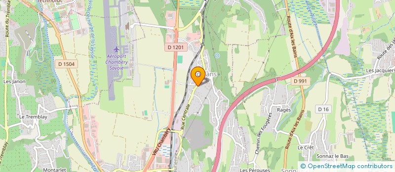 localisation de l'entreprise LE SABAUDIA BAR  VOGLANS