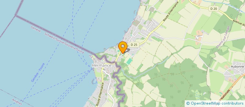 localisation de l'entreprise LE SABLE D' OR  CHENS-SUR-LEMAN