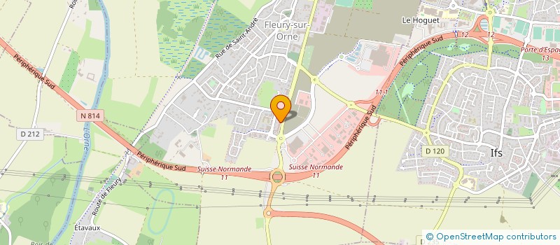 localisation de l'entreprise LE SABLE DORE  CARPIQUET