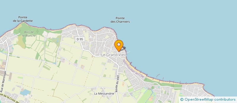 localisation de l'entreprise LE SABLE FIN  NOIRMOUTIER-EN-L'ILE