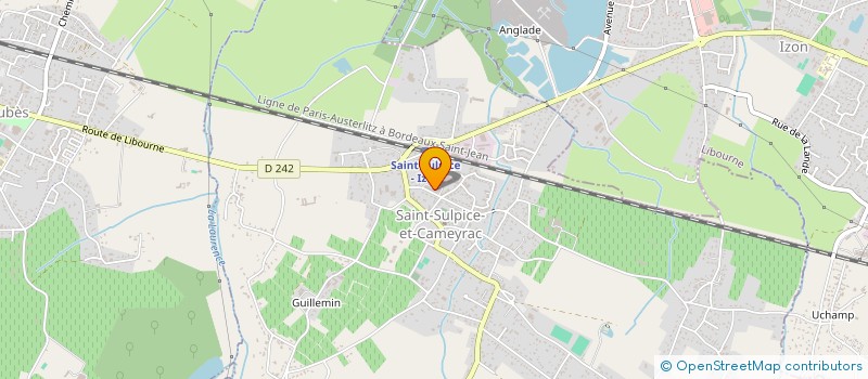 localisation de l'entreprise LE SABLIER  SAINT-SULPICE-ET-CAMEYRAC