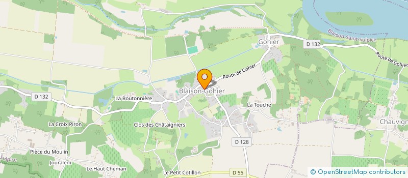 localisation de l'entreprise LE SABLIER  BLAISON-SAINT-SULPICE