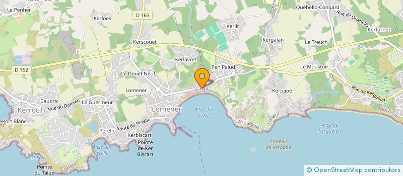 localisation de l'entreprise LE SABLIER DU STOLE  PLOEMEUR