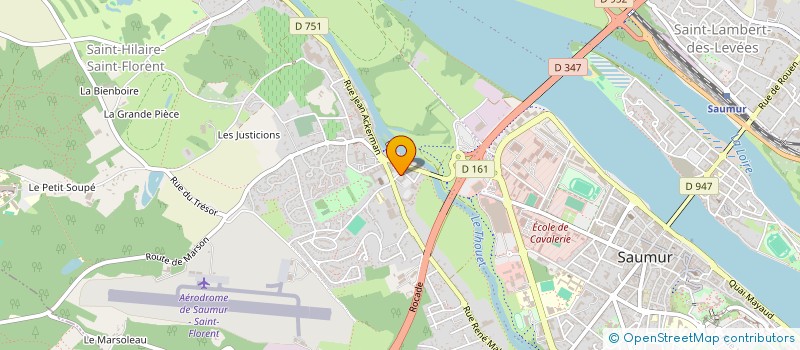 localisation de l'entreprise LE SABLIER SAUMUROIS à SAUMUR