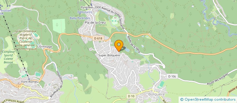 localisation de l'entreprise LE SABOT BLANC  BOLQUERE