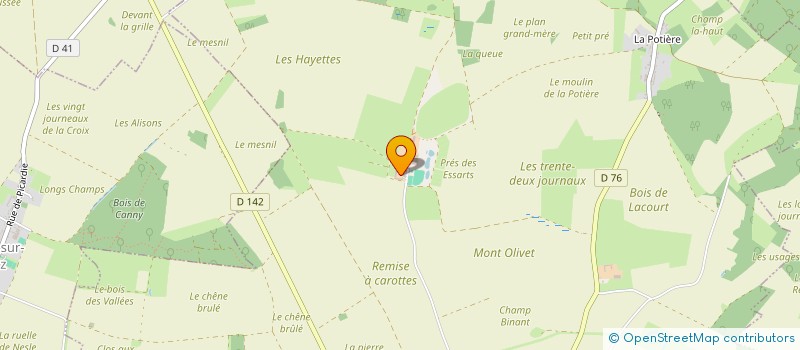 localisation de l'entreprise LE SABOT D'OR  LASSIGNY