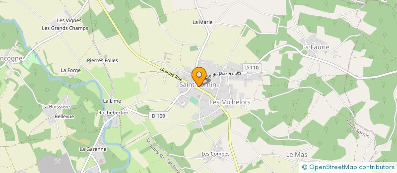 localisation de l'entreprise LE SABOT D'YVES à SAINT-SORNIN