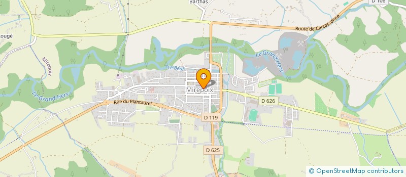 localisation de l'entreprise LE SABOT DE PYRENE  MIREPOIX