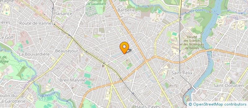 localisation de l'entreprise LE SABRE ET LE RAMEAU à NANTES