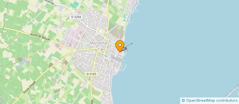 localisation de l'entreprise LE SABRE MARSEILLANAIS à MARSEILLAN