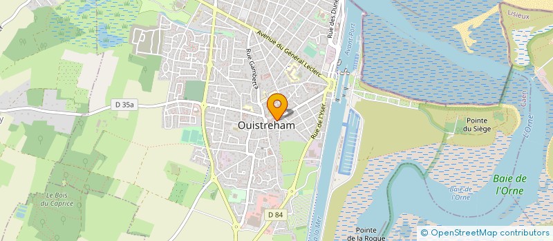 localisation de l'entreprise LE SABRINA à OUISTREHAM