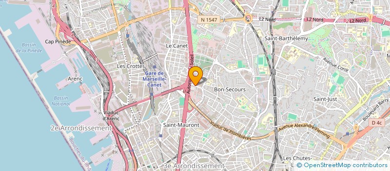 localisation de l'entreprise LE SAC DE BILLES à MARSEILLE