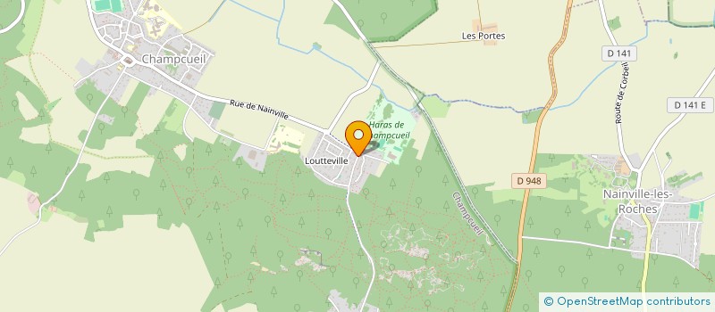 localisation de l'entreprise LE SAC SOLIDAIRE ETUDIANT VAL D'ESSONNE  CHAMPCUEIL