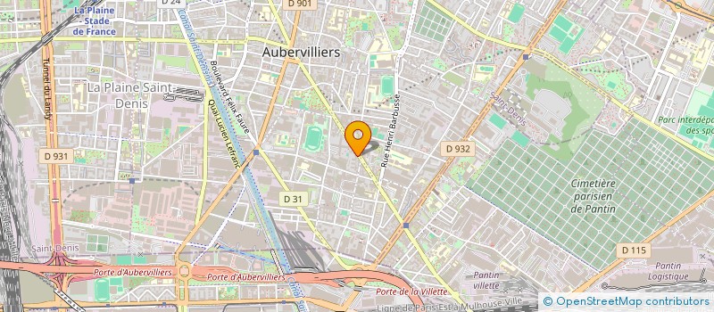 localisation de l'entreprise LE SAFARI  AUBERVILLIERS