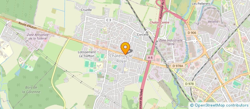 localisation de l'entreprise LE SAFARI  CHATENOY-LE-ROYAL