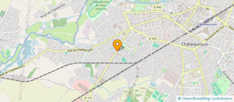 localisation de l'entreprise LE SAFARI à CHATEAUROUX