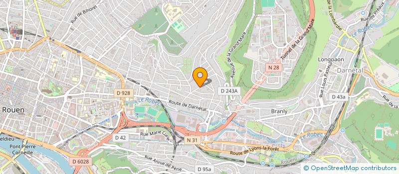 localisation de l'entreprise LE SAFRAN COLLECTIF D ARTISTES ET CIE à ROUEN