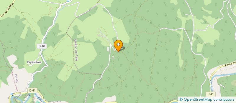 localisation de l'entreprise LE SAFRANERIO  SAULIAC-SUR-CELE