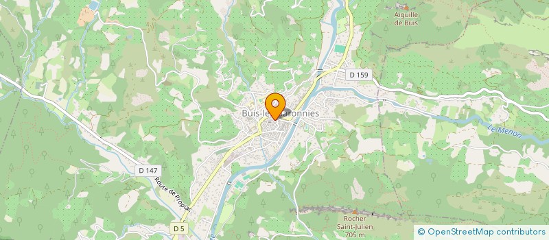 localisation de l'entreprise LE SAFRE à BUIS-LES-BARONNIES