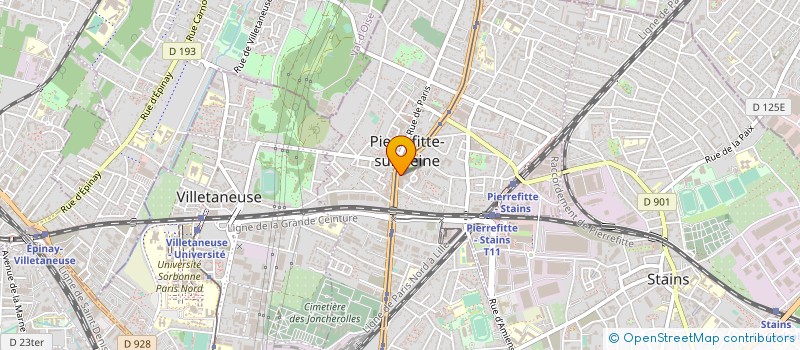 localisation de l'entreprise LE SAFY  PIERREFITTE-SUR-SEINE