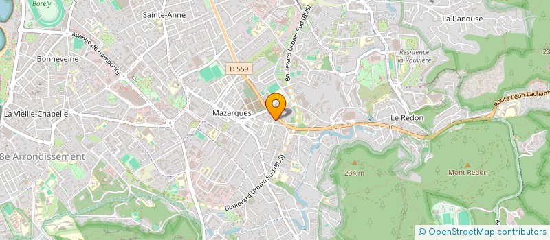 localisation de l'entreprise LE SAGITAIRE à MARSEILLE