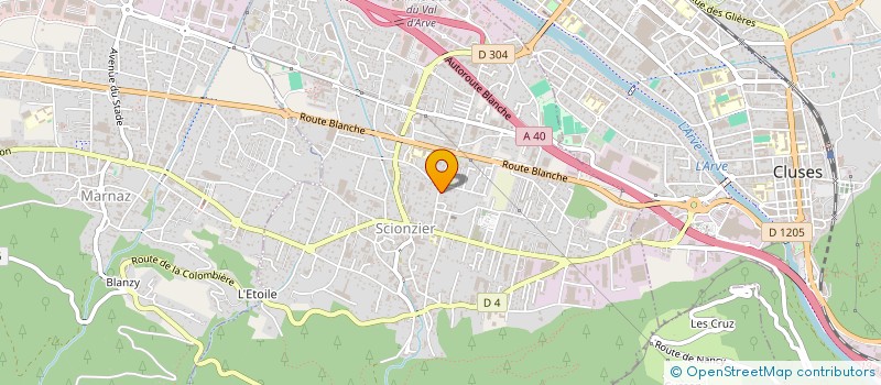 localisation de l'entreprise LE SAGITAIRE à SCIONZIER