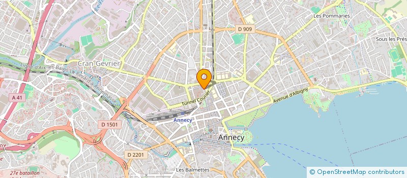 localisation de l'entreprise LE SAGITTAIRE à ANNECY