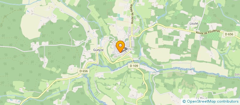 localisation de l'entreprise LE SAGITTAIRE  SOS