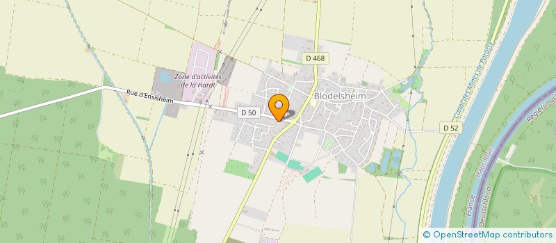 localisation de l'entreprise LE SAGITTAIRE  HIRTZFELDEN