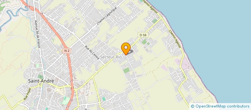 localisation de l'entreprise LE SAGITTAIRE IMMOBILIER à SAINT-ANDRE