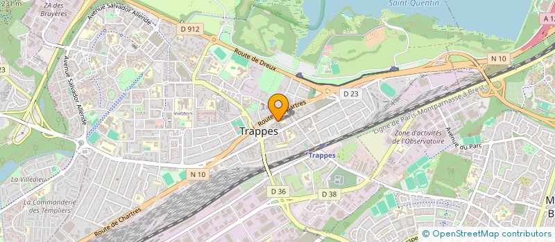 localisation de l'entreprise LE SAHARA  TRAPPES