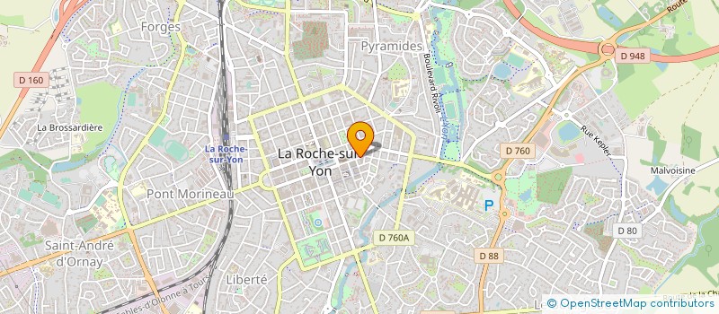 localisation de l'entreprise LE SAHARA 85 à LA ROCHE-SUR-YON