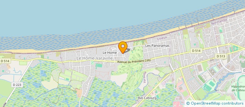 localisation de l'entreprise LE SAIGON  CABOURG