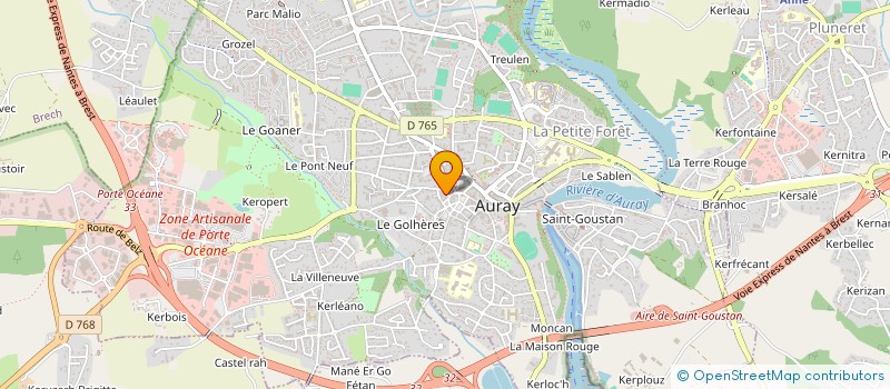localisation de l'entreprise LE SAIGON à AURAY