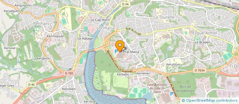 localisation de l'entreprise LE SAIGON à QUIMPER
