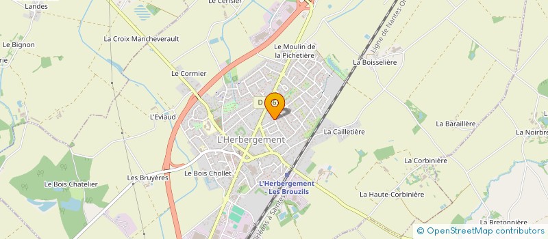 localisation de l'entreprise LE SAIN COCHON DU BLAISON  L'HERBERGEMENT