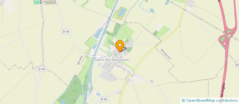 localisation de l'entreprise LE SAINS POTAGER  SAINS-LES-MARQUION