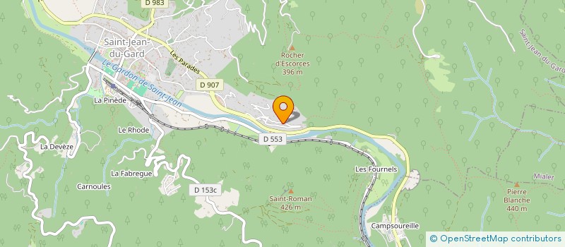 localisation de l'entreprise LE SAINT AMOUR  SAINT-JEAN-DU-GARD