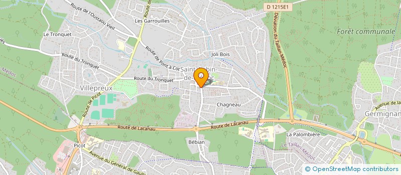 localisation de l'entreprise LE SAINT AUB'  SAINT-AUBIN-DE-MEDOC