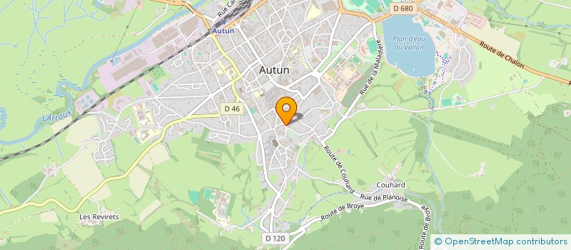 localisation de l'entreprise LE SAINT AUGUSTIN à AUTUN