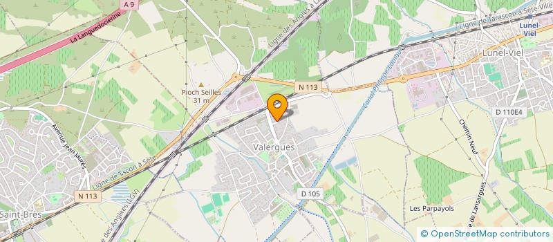 localisation de l'entreprise LE SAINT AUNES  SAINT-AUNES