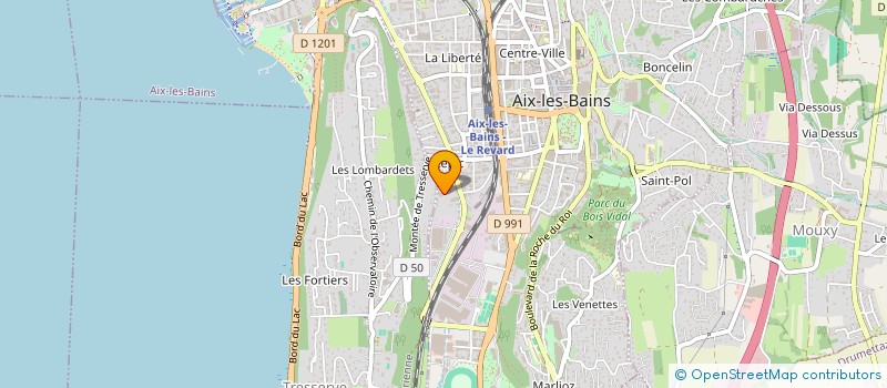 localisation de l'entreprise LE SAINT BALDOPH  AIX-LES-BAINS