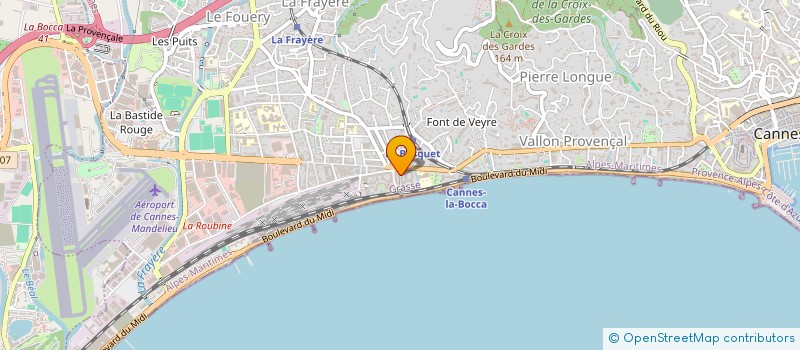 localisation de l'entreprise LE SAINT BARTH à CANNES