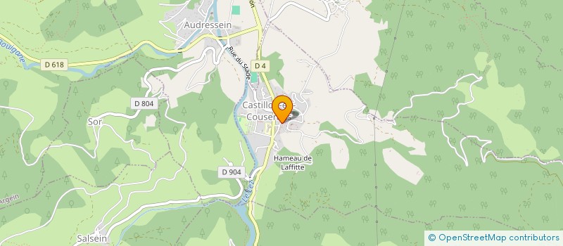 localisation de l'entreprise LE SAINT BERNARD DU CASTILLONNAIS à CASTILLON-EN-COUSERANS