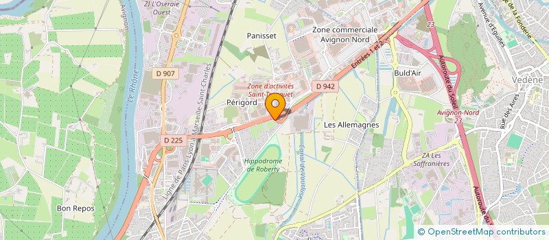 localisation de l'entreprise LE SAINT BERNARD PROVENCAL  LE PONTET