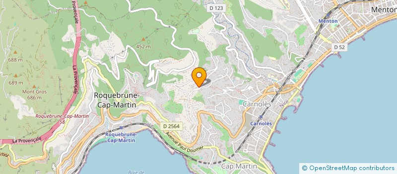 localisation de l'entreprise LE SAINT BRICE à ROQUEBRUNE-CAP-MARTIN