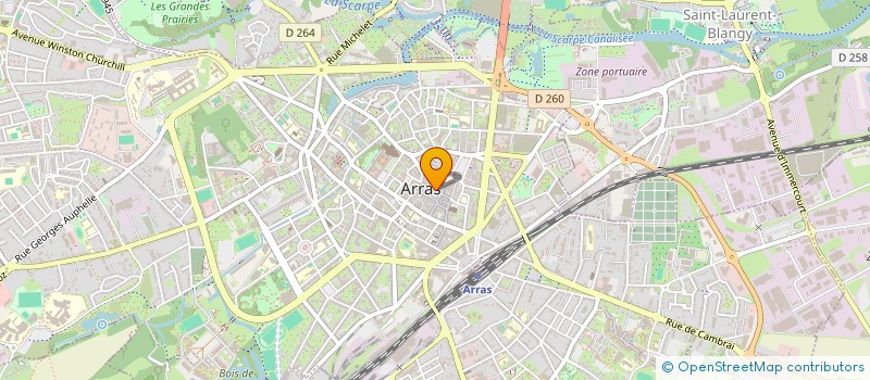 localisation de l'entreprise LE SAINT CHRISTOPHE à ARRAS