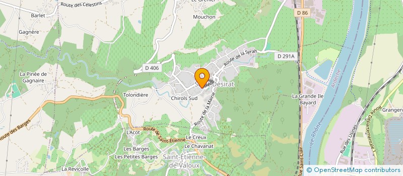 localisation de l'entreprise LE SAINT D'  SAINT-DESIRAT