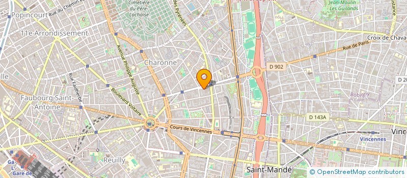 localisation de l'entreprise LE SAINT FIACRE  PARIS