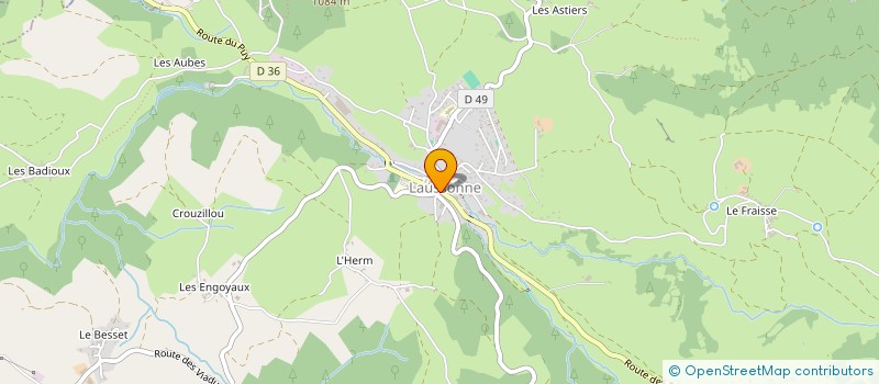 localisation de l'entreprise LE SAINT FLORENT  LAUSSONNE